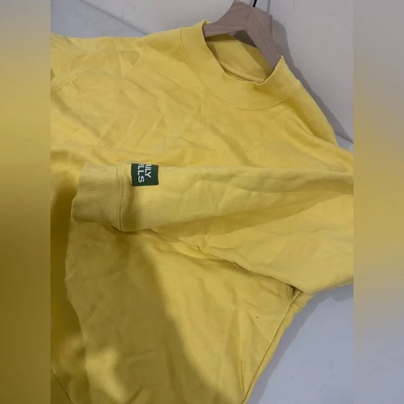 Daily Drills Sunny Yellow Crewneck Sweater - Picture 8 of 9